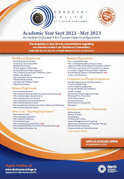 Course List Poster