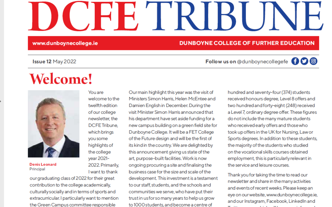 DCFE Tribune – Issue 12 Now Available